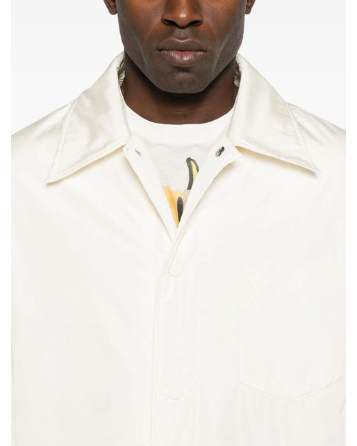 AMI White Jacket Padded Adc Overshirt for men