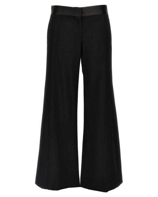 Victoria Beckham 'zijpaneel' Broek in het Black