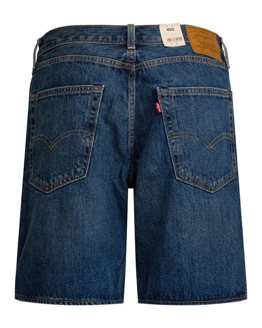 Levi's Blue "468 Stay Loose" Shorts for men