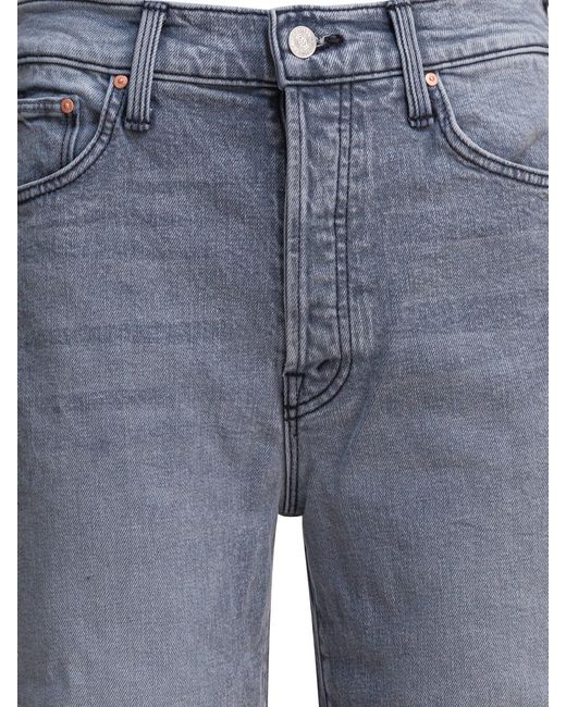 Mother Moeder Jeans in het Blue