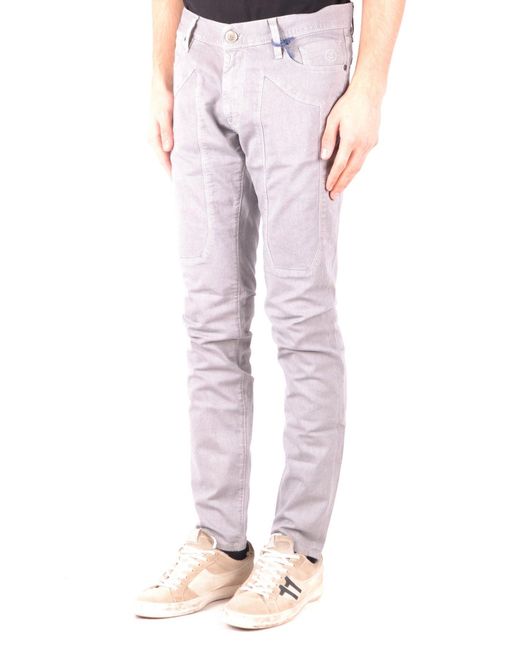 Vaqueros Gris Jeckerson de hombre de color Pink
