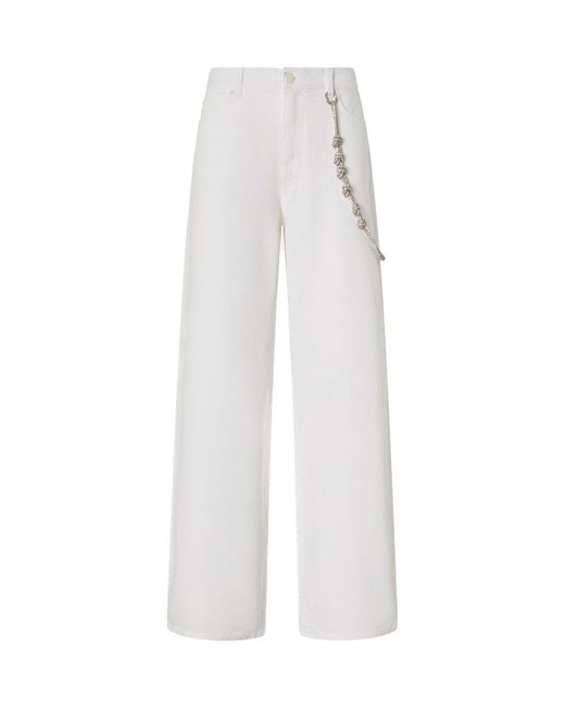 Rosa blanco Pinko de color White