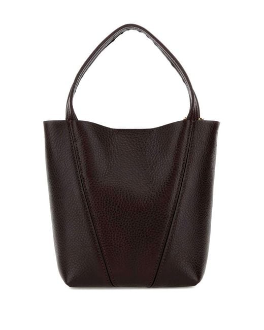 Chloé Black Chloé Spin Small Leather Tote