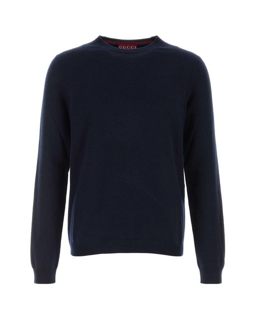 Gucci Blue Midnight Cashmere Sweater