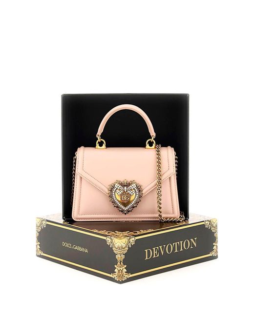 Dolce & Gabbana Kleine Hebel -tasche in het Pink