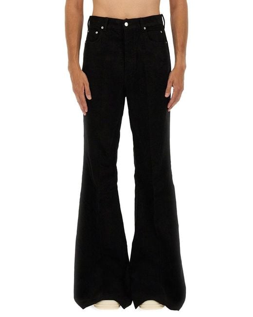 Rick Owens Broek "bolan" in het Black voor heren