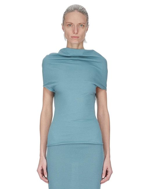 Rick Owens Jersey Lijkwade in het Blue