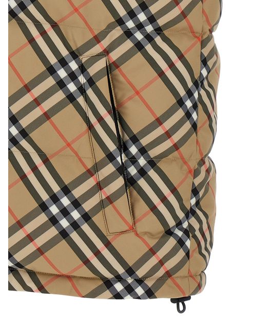 Burberry 'Snowshill' reversible Weste in Natural für Herren