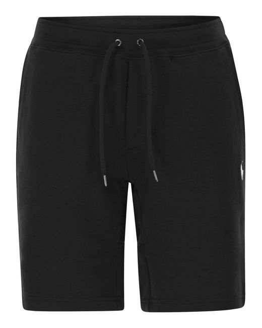 Polo Ralph Lauren Black Double-Knit Shorts for men