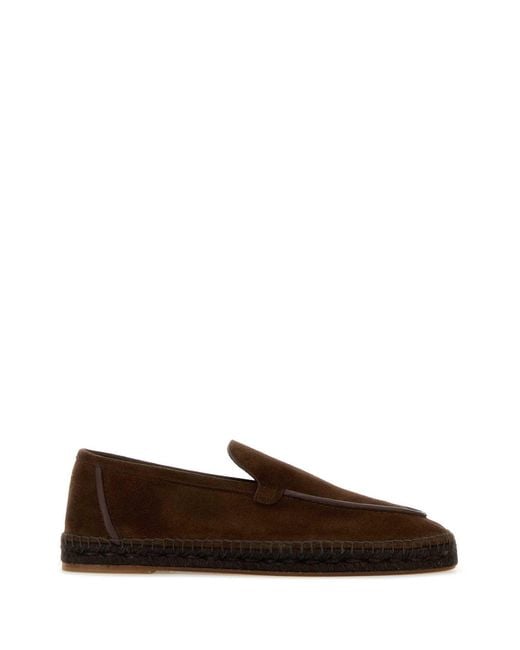 Castaner Brown Chocolate Suede Neals Espadrilles