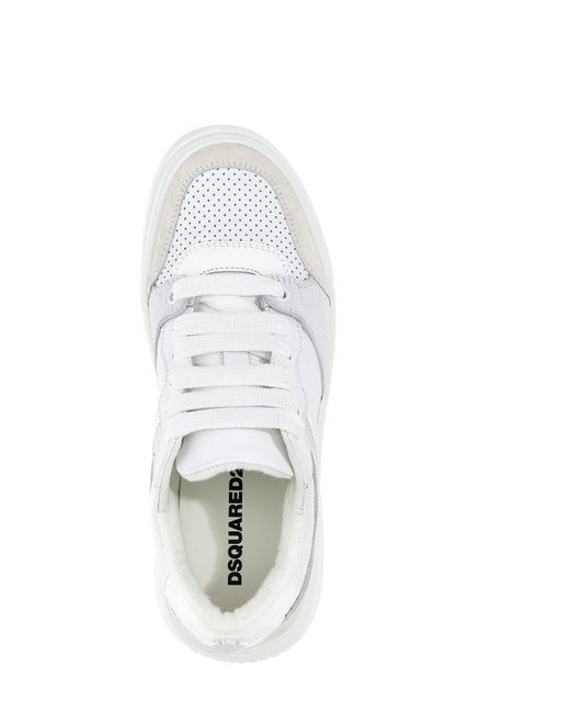 DSquared² Low-Top Sneakers in het White