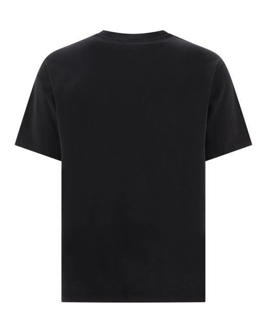 Balmain Bedrucktes T-Shirt in Black für Herren