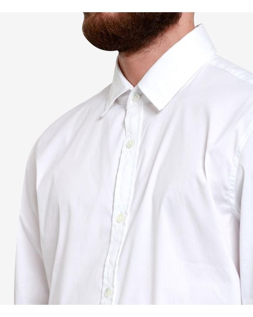 Chemises blanches Grifoni pour homme en coloris White