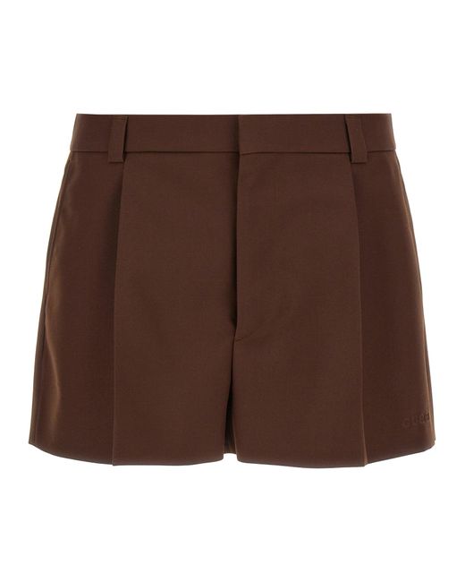 Gucci Wollen Shorts in het Brown voor heren