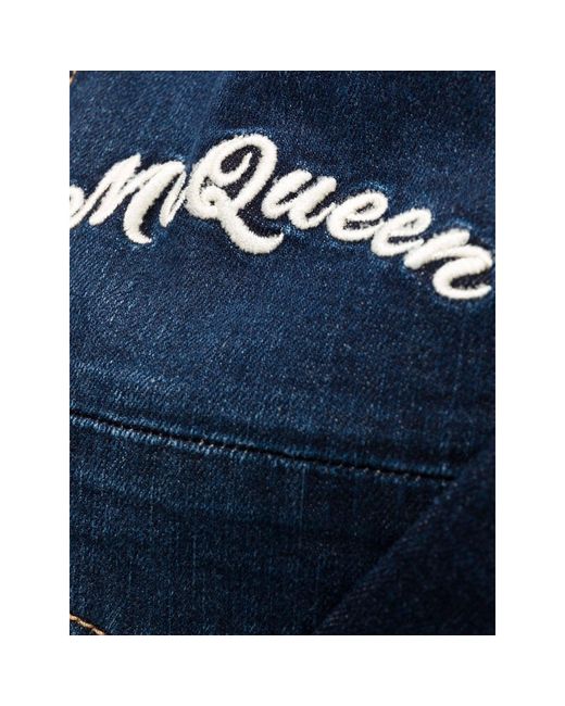 Alexander McQueen Blue Denim Jeans for men