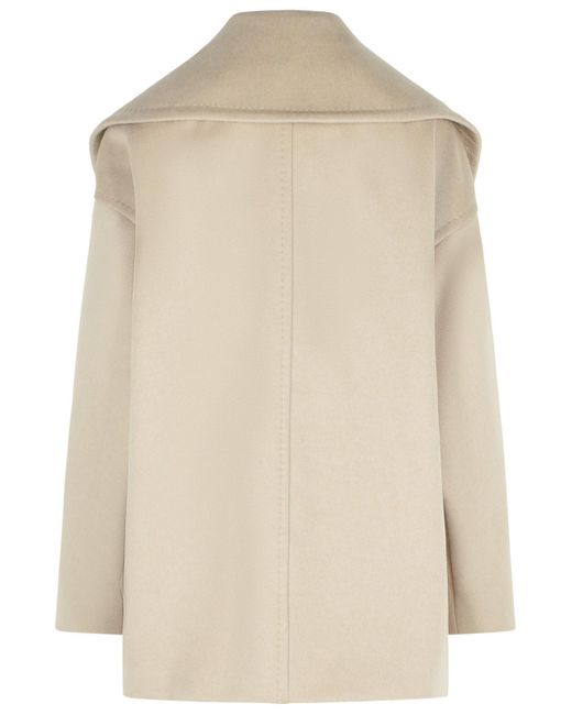 Max Mara 'mario' Beige Cashmere Jacket in het Natural