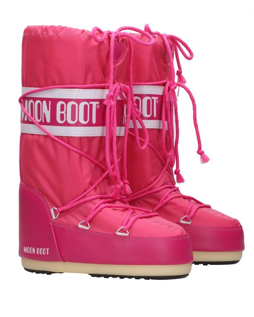 Moon Boot Pink Boots