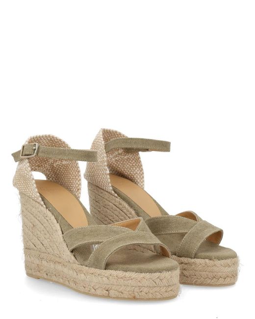Castaner Natural Solid Bruna Wedges