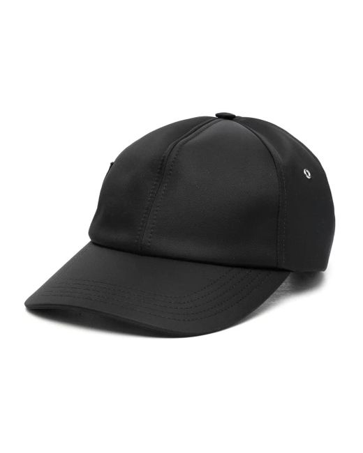 Jacquemus La Casquette Ovalie Baseball Cap in het Black
