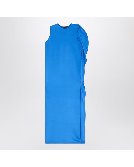 Max Mara Blue Light Flowy Dress