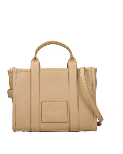Marc Jacobs Metallic Handbag The Tote Leather/Camel