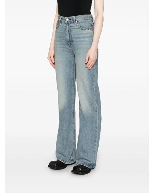 Levi's Blue Ribcage Wide Leg H223 Tint Story