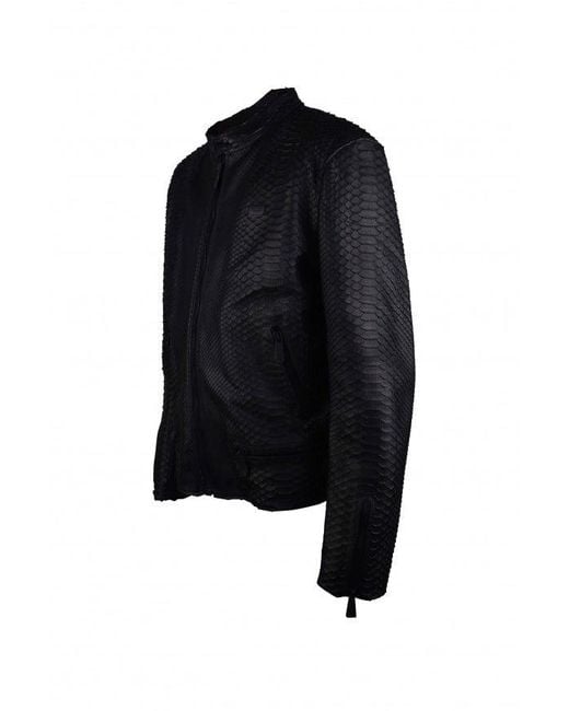 Philipp Plein Black Biker Jacket