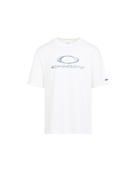Oakley White New Retro Tee X-Metal