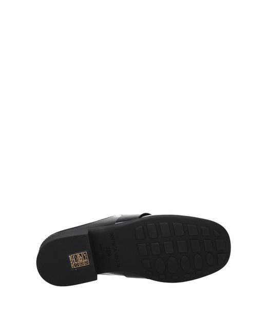 Bottega Veneta Black Ciabatte E Zoccoli Uomo Pelle Nero for men
