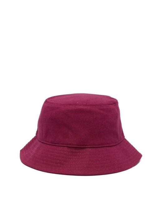 Arte' Purple Linen Buckethat