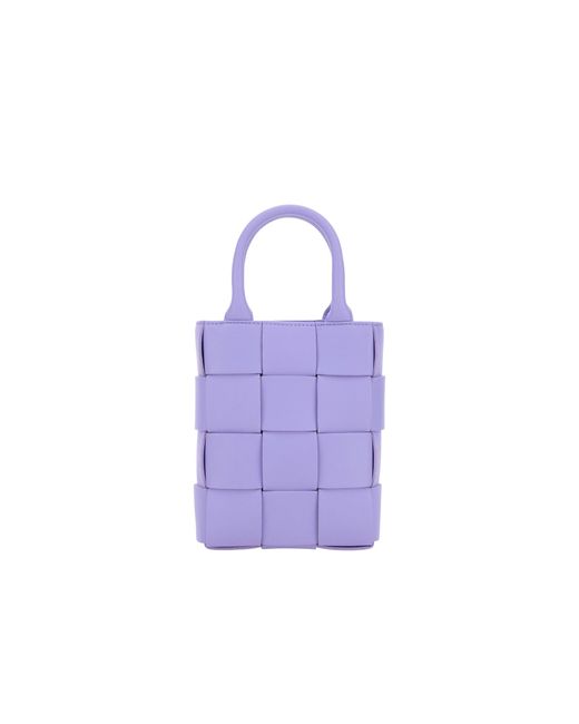 Bottega Veneta Purple Kassette Mini -Handtasche