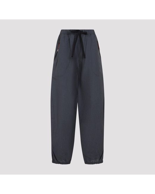 Prada Wollen Broek in het Blue