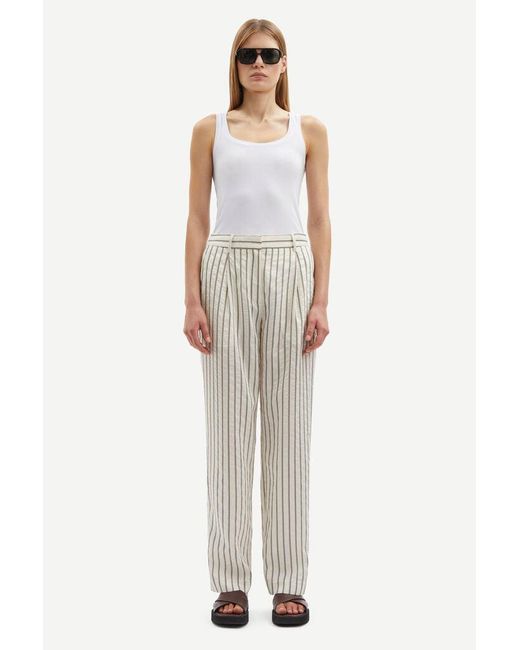 Samsøe & Samsøe White Trousers