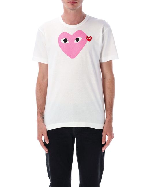 COMME DES GARÇONS PLAY White Big Heart T-Shirt