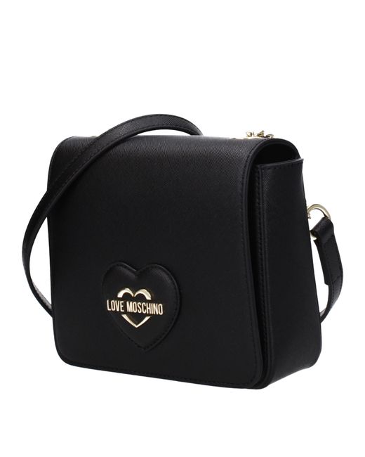 Love Moschino Black Crossbody Bags Polyurethane