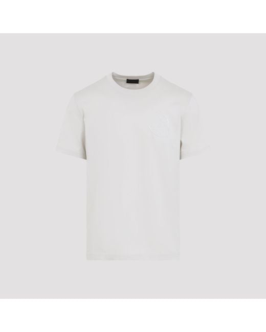 Moncler White S/S T Shirt