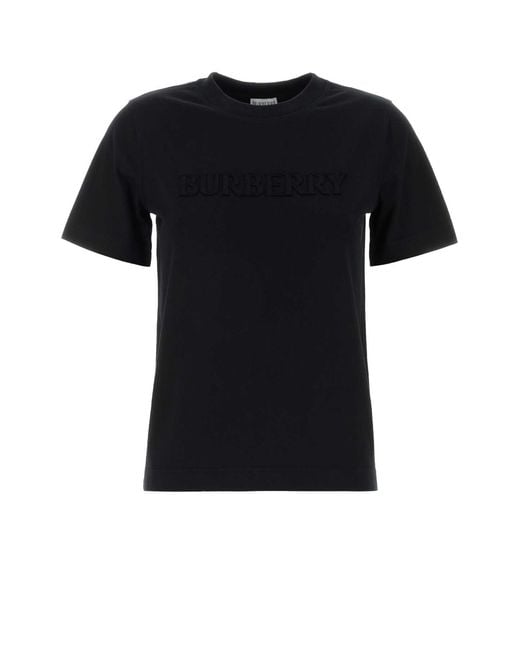 Burberry Black Crew Neck T-Shirt