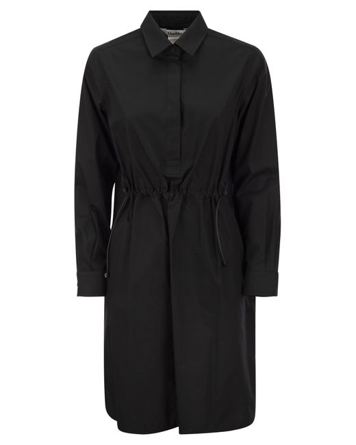 Juanita Poplin Cheise Dress di Max Mara in Black