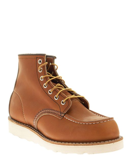 Classic MOC 875 Lace Up Boot Red Wing de color Brown