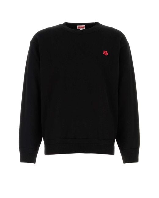 KENZO Black Wool Sweater for men