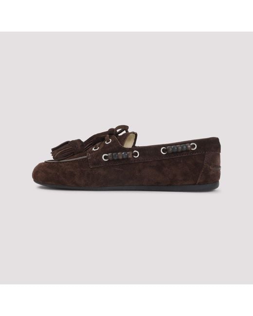Miu Miu Brown Loafer