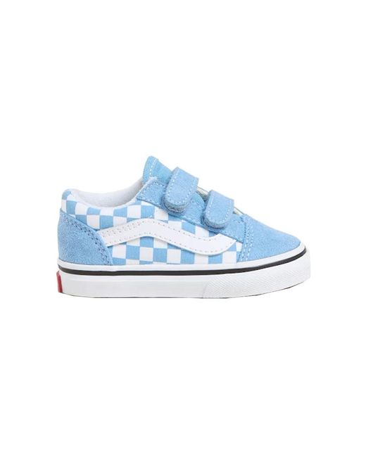 Vans Blue "Old Skool Checkerboard" Snekaer