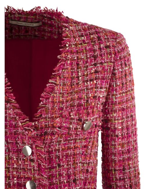 Dharma tweed chaqueta Tagliatore de color Red