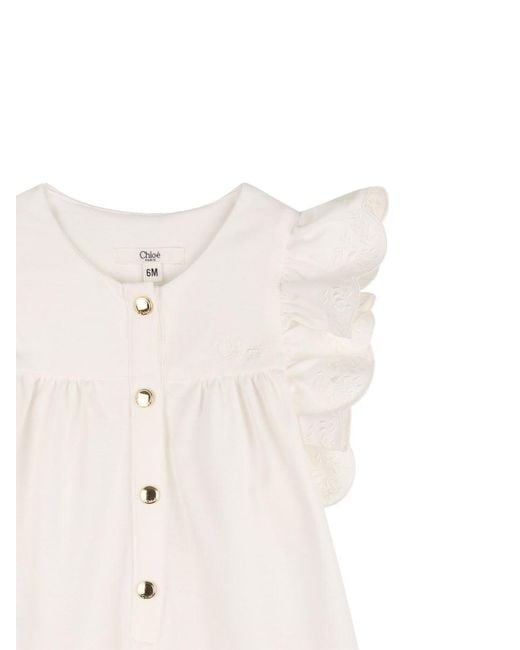 Chloé White Tuta-Short