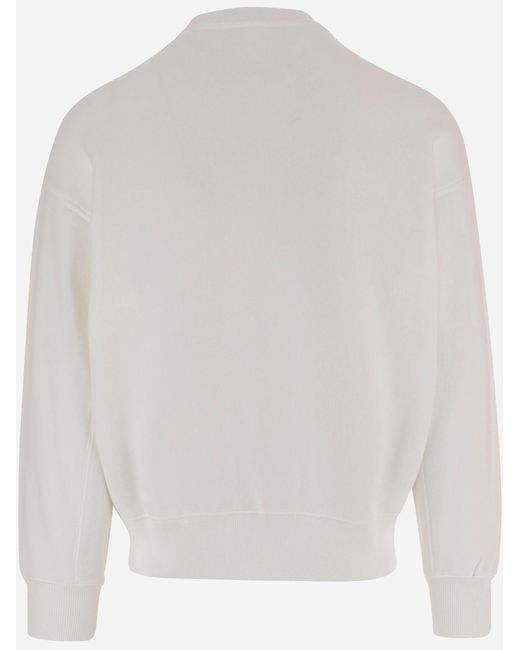 Autry Gray Cotton Sweatshirt With Logo for men