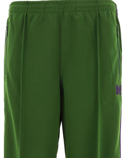 I pantaloni di binari degli aghi di Needles in Green da Uomo