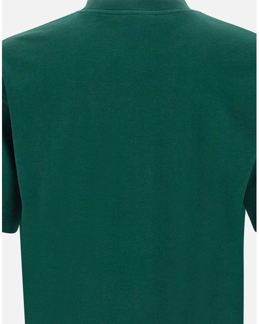 Slogan Classique de algodón Camiseta en verde Drole de Monsieur de hombre de color Green