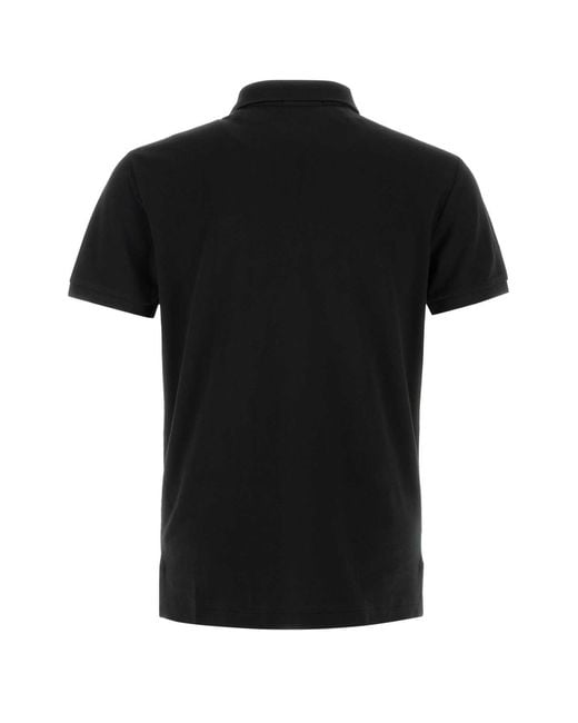 Polo Ralph Lauren Black Piquet Polo Shirt