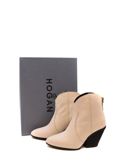 Hogan Natural Booties Creme