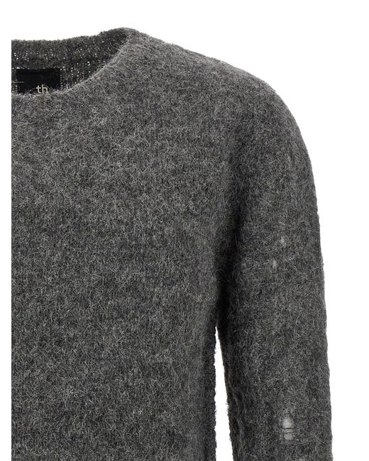 Thom Krom Alpaca Wollen Trui in het Gray voor heren